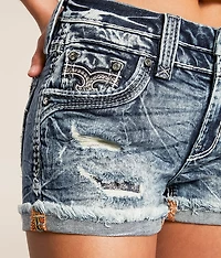 Roseia Mid-Rise Stretch Cuffed Short