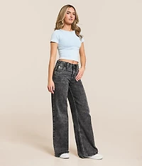 Isolde High Rise Wide Leg Stretch Jean