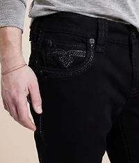 Tan Straight Stretch Jean