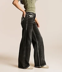 Kiella Wide Leg Stretch Jean
