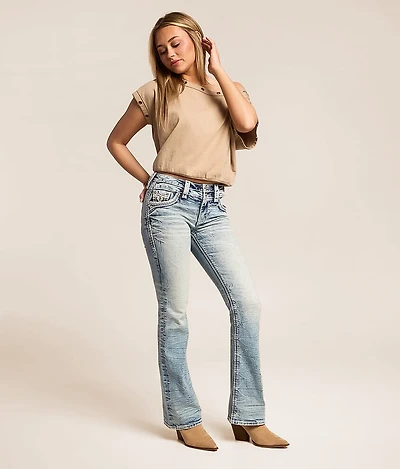 Zuriana Mid-Rise Boot Stretch Jean