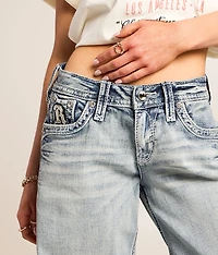 Alora Wide Leg Baggy Stretch Jean