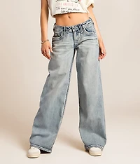 Alora Wide Leg Baggy Stretch Jean