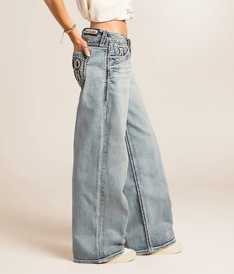 Alora Wide Leg Baggy Stretch Jean