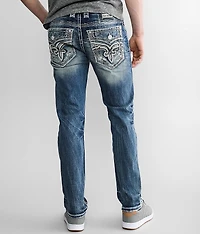 Bisque Slim Straight Stretch Jean