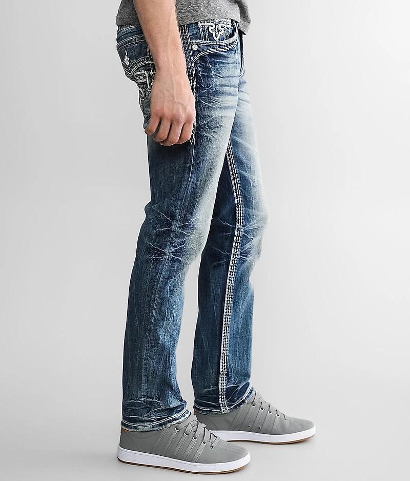 Bisque Slim Straight Stretch Jean