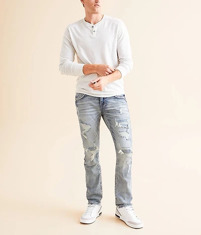 Yulene Slim Straight Stretch Jean