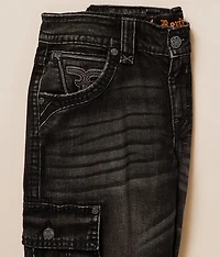 Keegan Relaxed Straight Cargo Stretch Jean