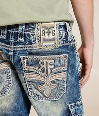 Nashan Relaxed Straight Cargo Stretch Jean