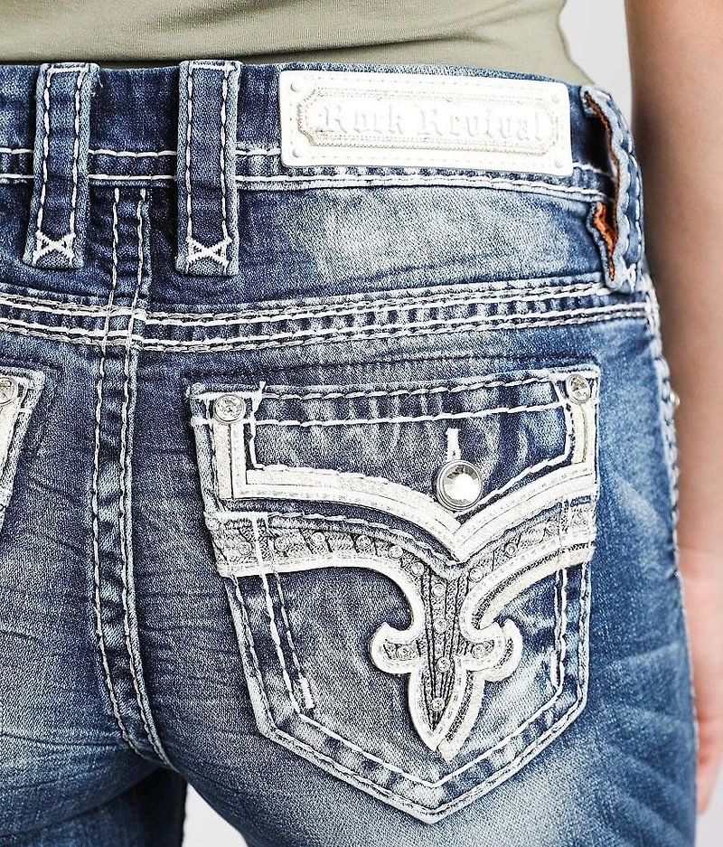 Barbra Mid-Rise Straight Stretch Jean