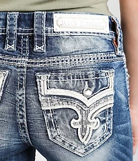 Barbra Mid-Rise Straight Stretch Jean