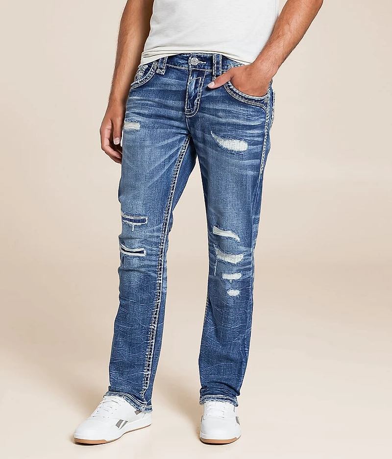 Rock Revival Benjamin Slim Straight Stretch Jean