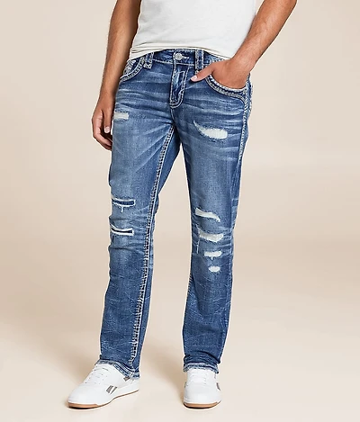 Rock Revival Benjamin Slim Straight Stretch Jean