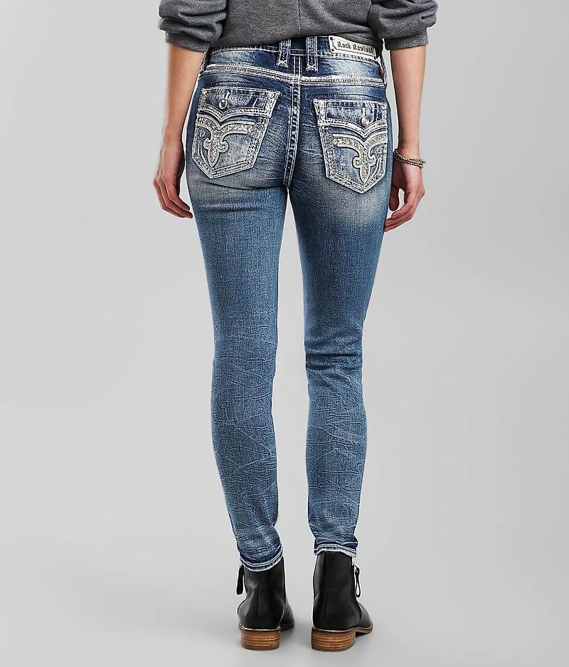 Beet Red Mid-Rise Ankle Skinny Jean