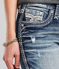 Beet Red Mid-Rise Ankle Skinny Jean