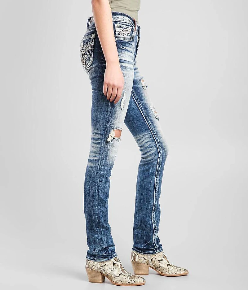 Sosie Mid-Rise Straight Stretch Jean