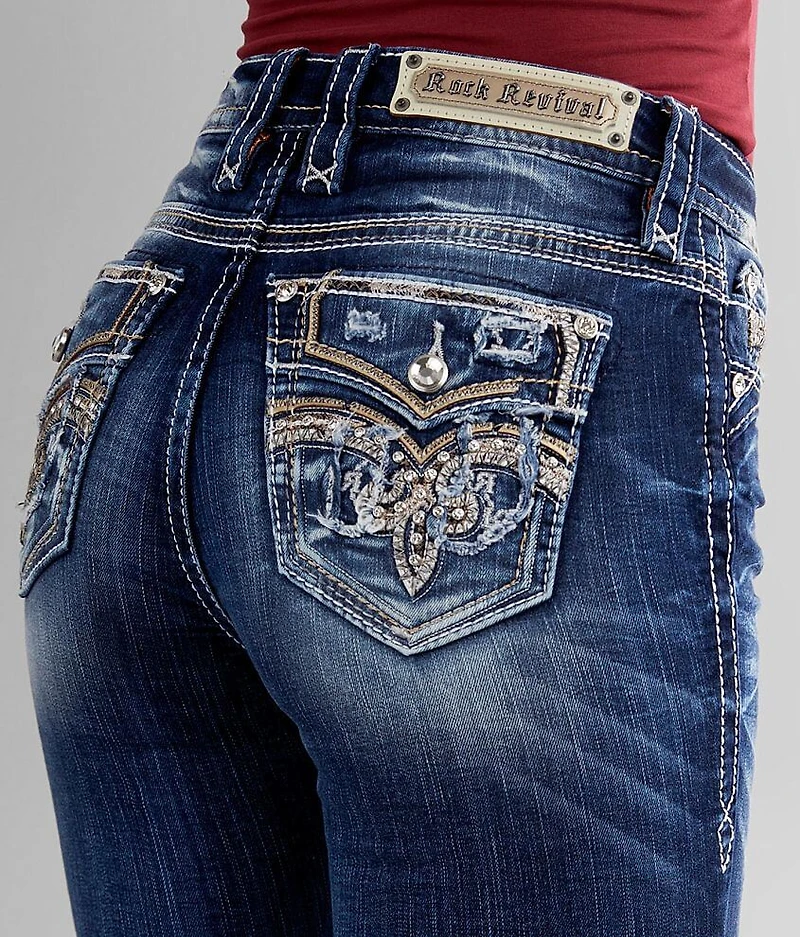 Lilas Mid-Rise Skinny Stretch Jean