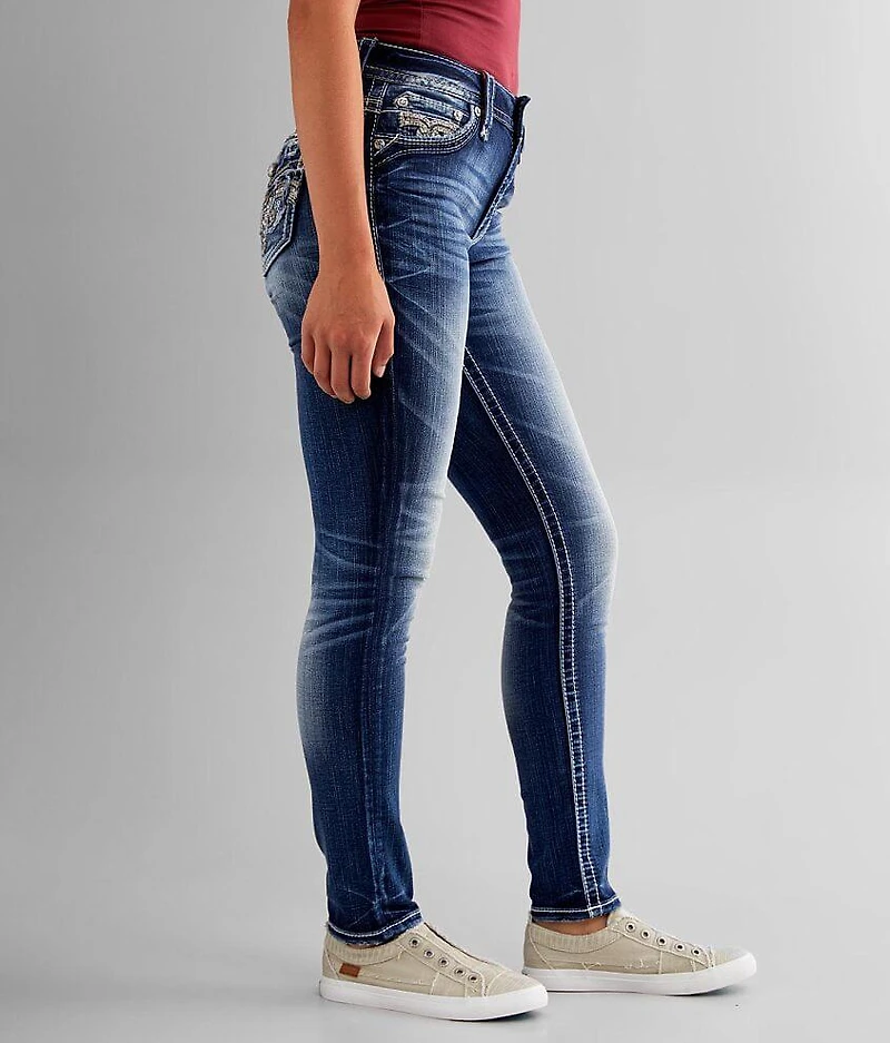 Lilas Mid-Rise Skinny Stretch Jean