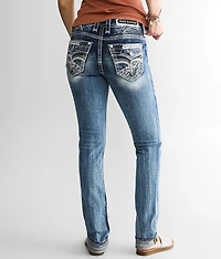 Yandel Mid-Rise Straight Stretch Jean