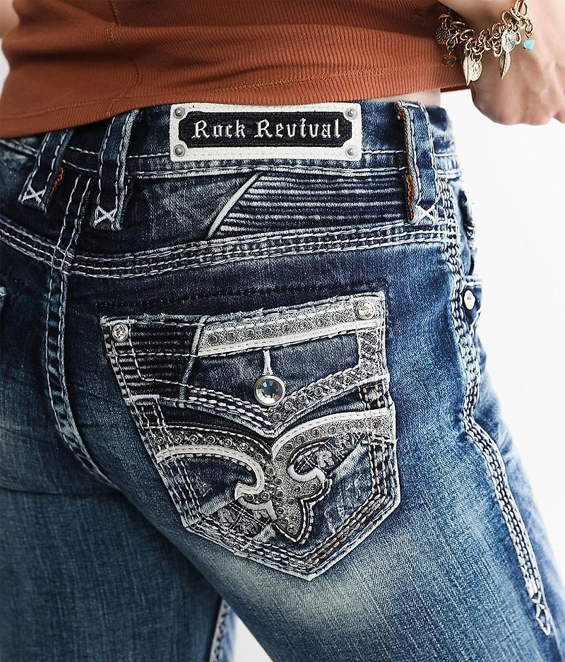 Yandel Mid-Rise Straight Stretch Jean