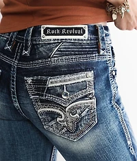Yandel Mid-Rise Straight Stretch Jean
