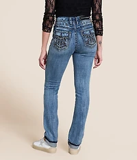 Nadine Curvy High Rise Straight Stretch Jean