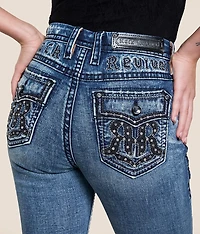 Nadine Curvy High Rise Straight Stretch Jean