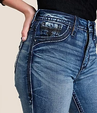 Nadine Curvy High Rise Straight Stretch Jean