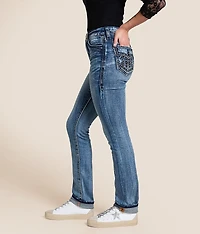 Nadine Curvy High Rise Straight Stretch Jean