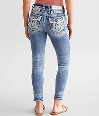 Nadine Mid-Rise Ankle Skinny Stretch Jean