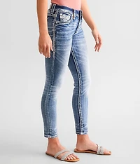 Nadine Mid-Rise Ankle Skinny Stretch Jean