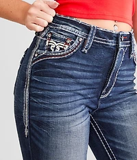 Peacoat Curvy High Rise Skinny Stretch Jean