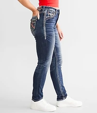 Peacoat Curvy High Rise Skinny Stretch Jean