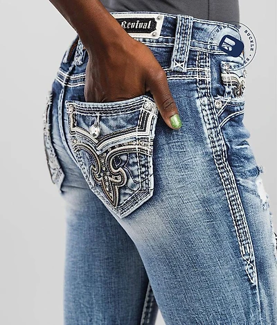 Peacoat Ankle Skinny Stretch Jean