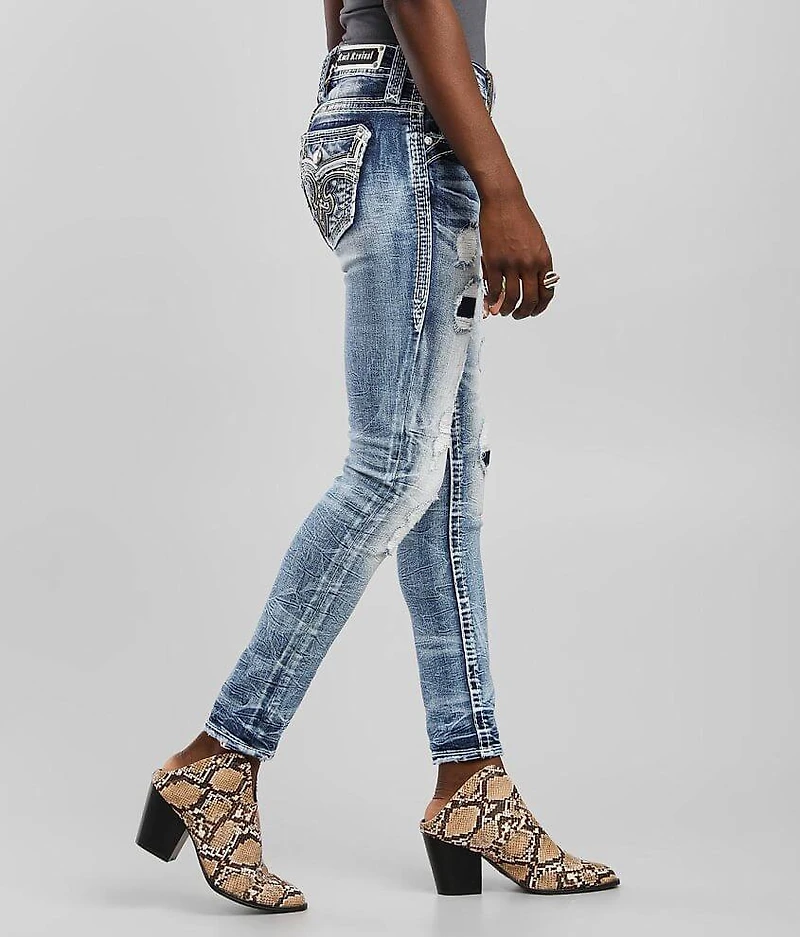 Peacoat Ankle Skinny Stretch Jean