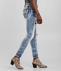 Peacoat Ankle Skinny Stretch Jean