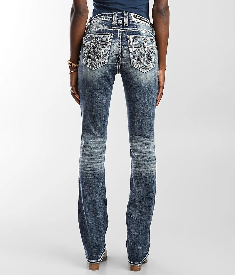 Peacoat Mid-Rise Boot Stretch Jean