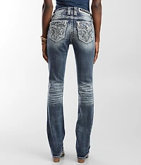 Peacoat Mid-Rise Boot Stretch Jean