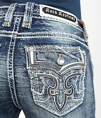 Peacoat Mid-Rise Boot Stretch Jean