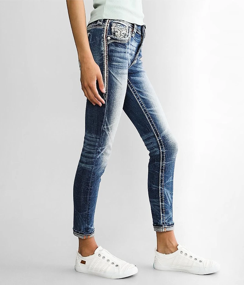 Rosewood Mid-Rise Ankle Skinny Jean