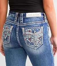 Rose Wood High Rise Ankle Skinny Jean