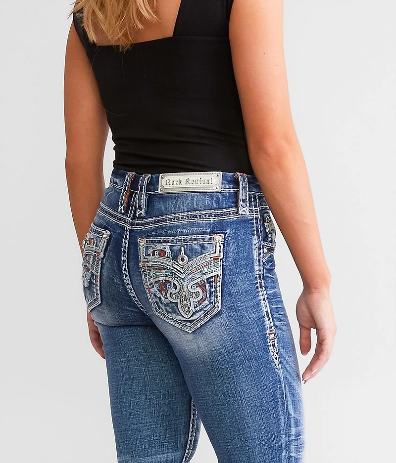 Rose Wood High Rise Ankle Skinny Jean