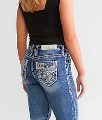 Rose Wood High Rise Ankle Skinny Jean