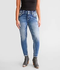 Rose Wood High Rise Ankle Skinny Jean