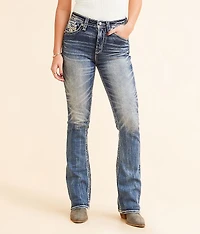 Semah Curvy High Rise Boot Stretch Jean