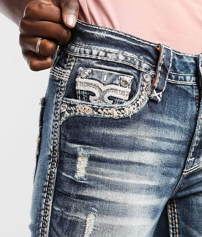 Flan Mid-Rise Ankle Skinny Jean