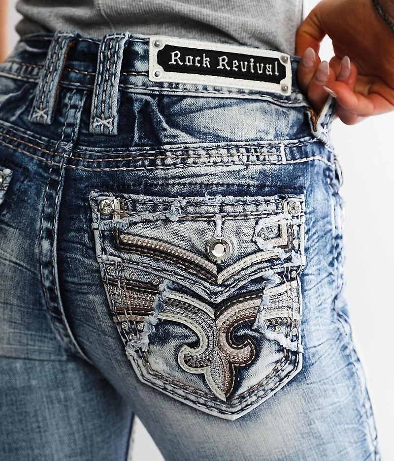 Mid-Rise Boot Stretch Jean