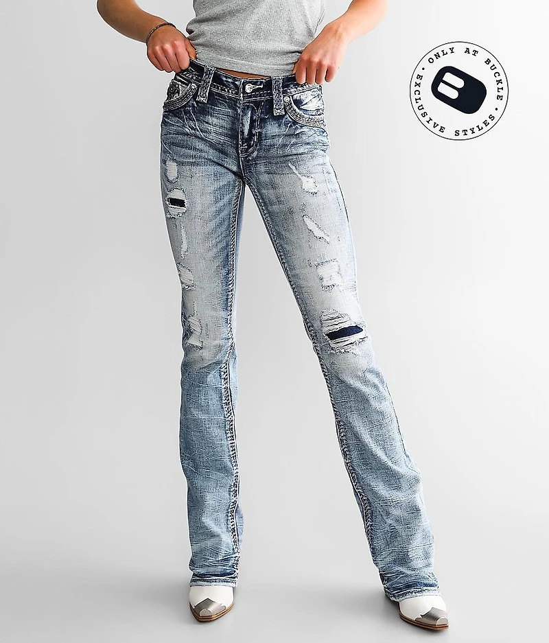 Mid-Rise Boot Stretch Jean