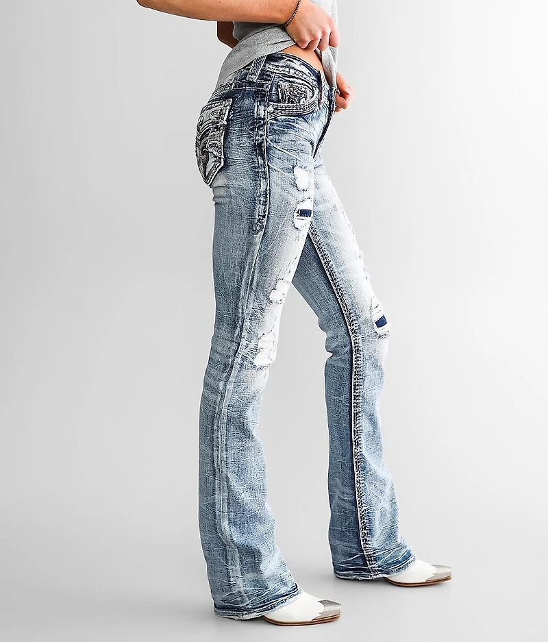 Mid-Rise Boot Stretch Jean