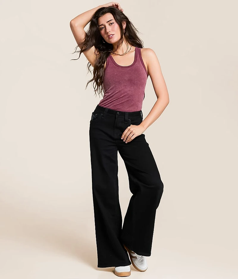 Alivia Wide Leg Baggy Stretch Jean